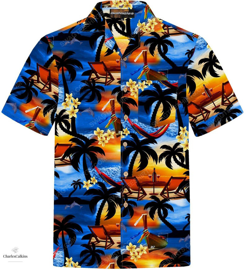 Paradise Day Enjoy Wine On Island Sunset Hawaiian Shirt Paradise Day Enjoy Wine On Island Sunset Hawaiian Shirt