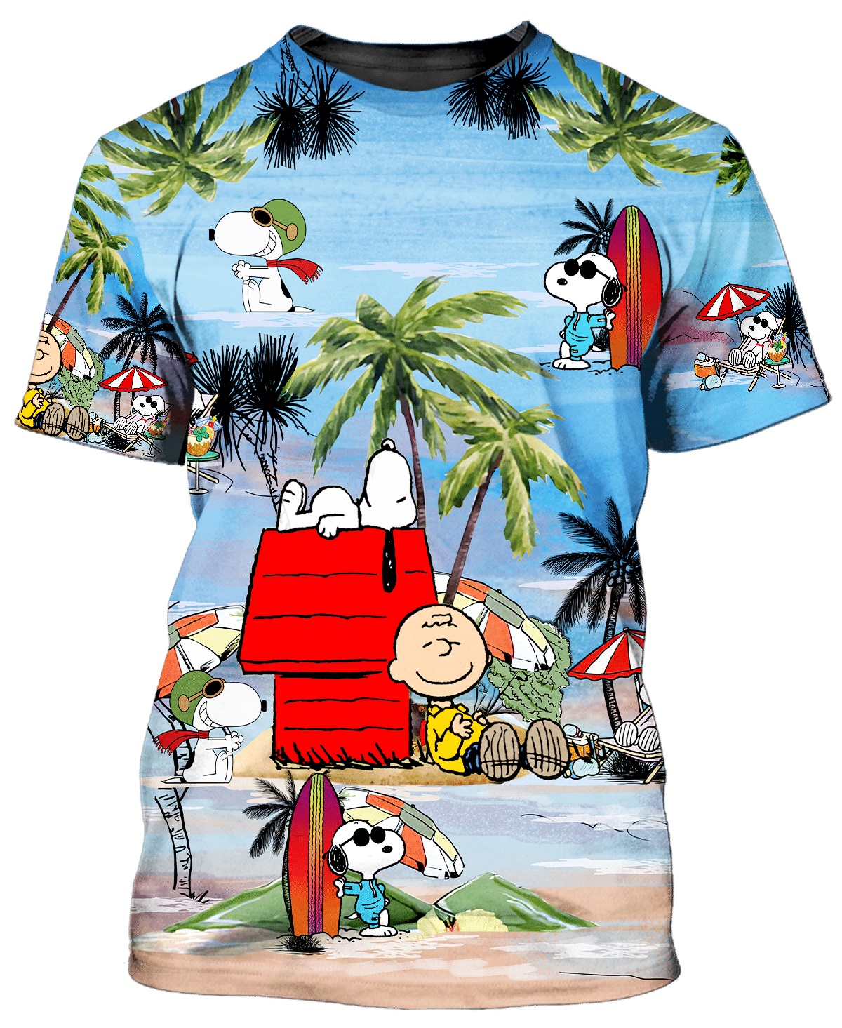 Peanuts Snoopy Summer Time Hawaiian Shirt Peanuts Snoopy Summer Time Hawaiian Shirt