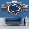 Penn State Nittany Lions Stadium 1 - Sport 5 Panel Canvas Art Wall Decor