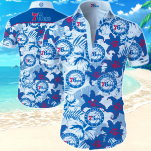 Philadelphia 76Ers Hawaiian Shirt Summer Button Up