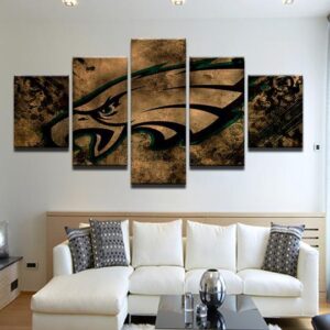 Philadelphia Eagles 4 - Sport 5 Panel Canvas Art Wall Decor