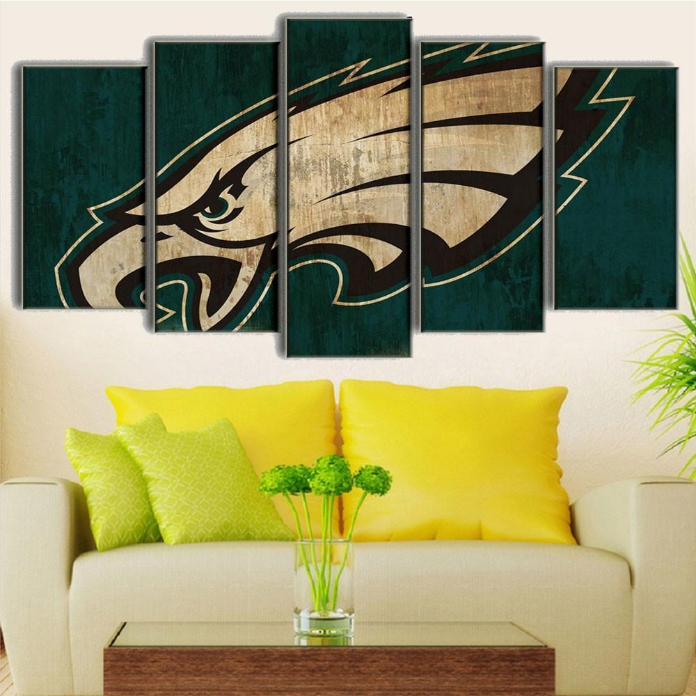 Philadelphia Eagles Football 1 - Sport 5 Panel Canvas Art Wall Decor Philadelphia Eagles Football 1 - Sport 5 Panel Canvas Art Wall Decor
