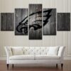 Philadelphia Eagles Football - Sport 5 Panel Canvas Art Wall Decor