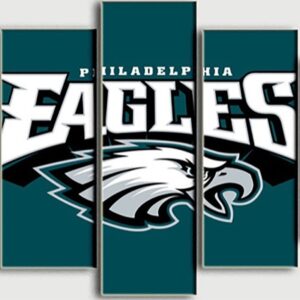 Philadelphia Eagles Logo - Sport 5 Panel Canvas Art Wall Decor