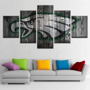 Philadelphia Eagles Sports Team - Sport 5 Panel Canvas Art Wall Decor