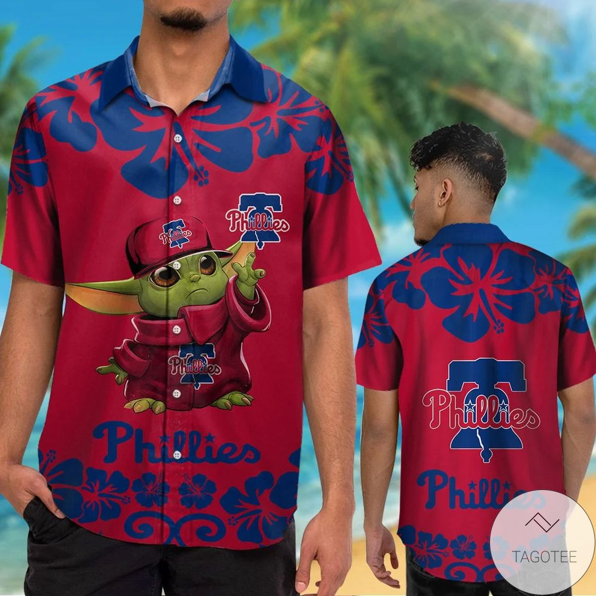 Philadelphia Phillies Baby Yoda Hawaiian Shirt Philadelphia Phillies Baby Yoda Hawaiian Shirt