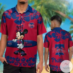 Philadelphia Phillies Minnie Mouse Hawaiian Shirt