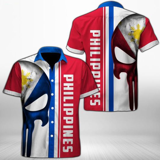 Philippines Hawaiian Shirt Summer Button Up Philippines Hawaiian Shirt Summer Button Up