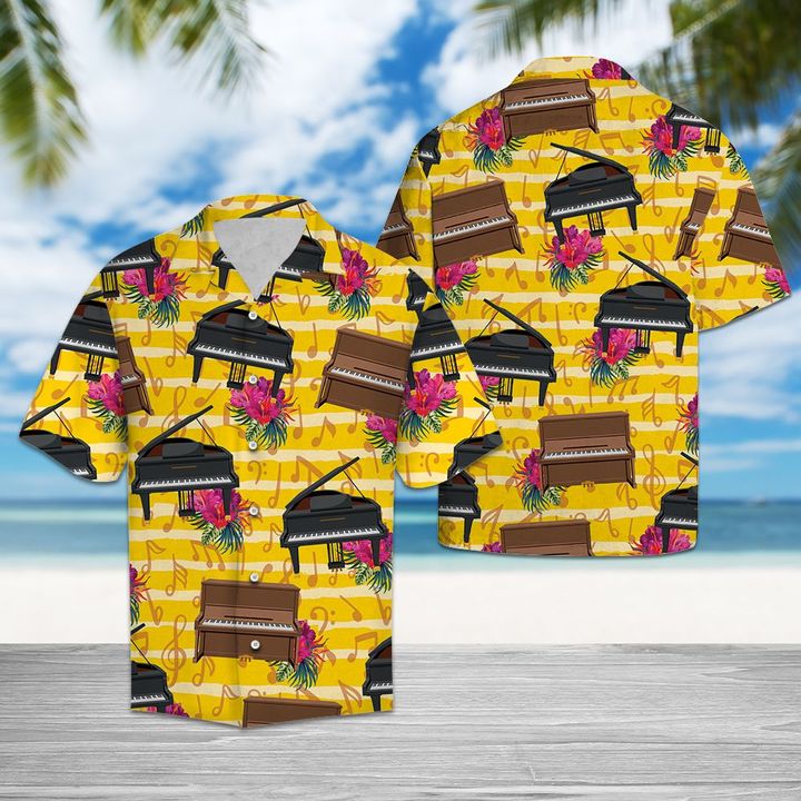 Piano For Vacation Hawaiian Shirt Summer Button Up Piano For Vacation Hawaiian Shirt Summer Button Up