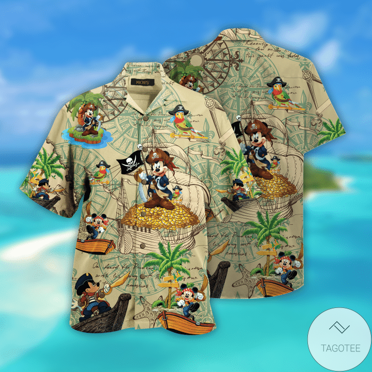 Pirate Mickey Hawaiian Shirt Pirate Mickey Hawaiian Shirt