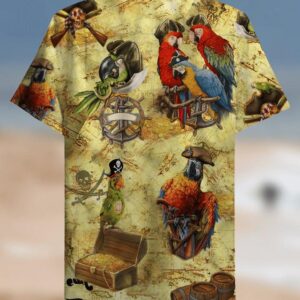 Pirate Parrot Hawaiian Shirt