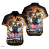 Pitbull Dog Summer Paradise Dog Lover Hawaiian Shirt