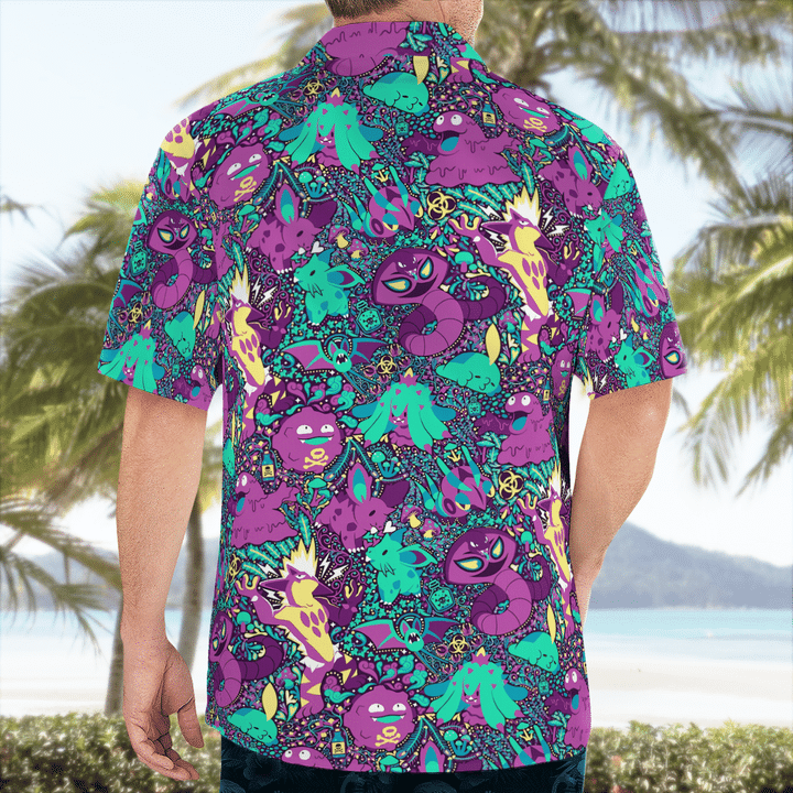 Poison Pokémon Hawaiian Shirt Poison Pokémon Hawaiian Shirt
