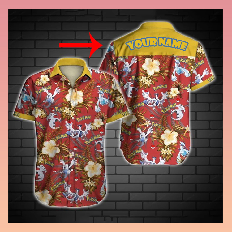 Pokemon Custom Name Hawaiian Shirt Pokemon Custom Name Hawaiian Shirt