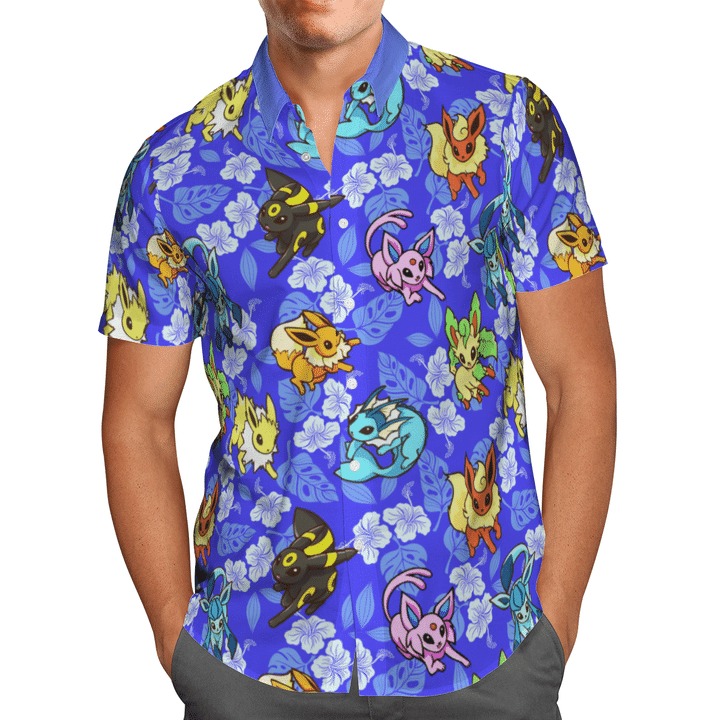 Pokemon Eevee Hawaiian Shirt Pokemon Eevee Hawaiian Shirt