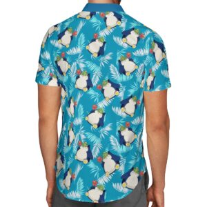 Pokemon Snorlax Tropical Short Sleeve Hawaiian Shirt