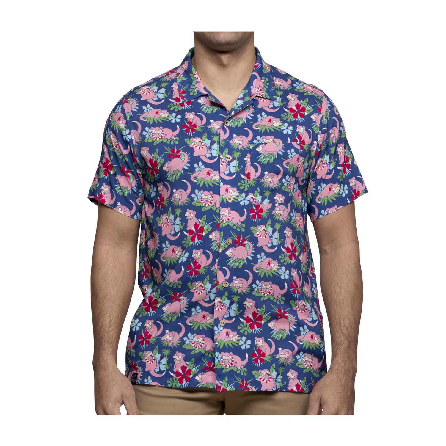 Pokémon Tropical Slowpoke Hawaiian Shirt Pokémon Tropical Slowpoke Hawaiian Shirt