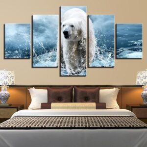 Polar Bear 1 - Animal Canvas Wall Art