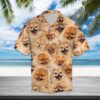 Pomeranian Hawaiian Shirt Summer Button Up