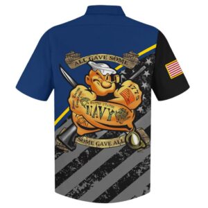 Popeye Us Navy All Gave Some Some Gave All Hawaiian Shirt