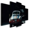 Porsche 911 Beautiful Sport Car - Automative 5 Panel Canvas Art Wall Decor