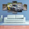 Porsche Cayman GT4 1 - Automative 5 Panel Canvas Art Wall Decor