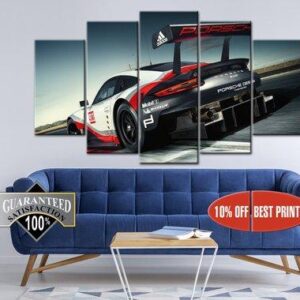 Porsche Sports Car - Sport 5 Panel Canvas Art Wall Decor