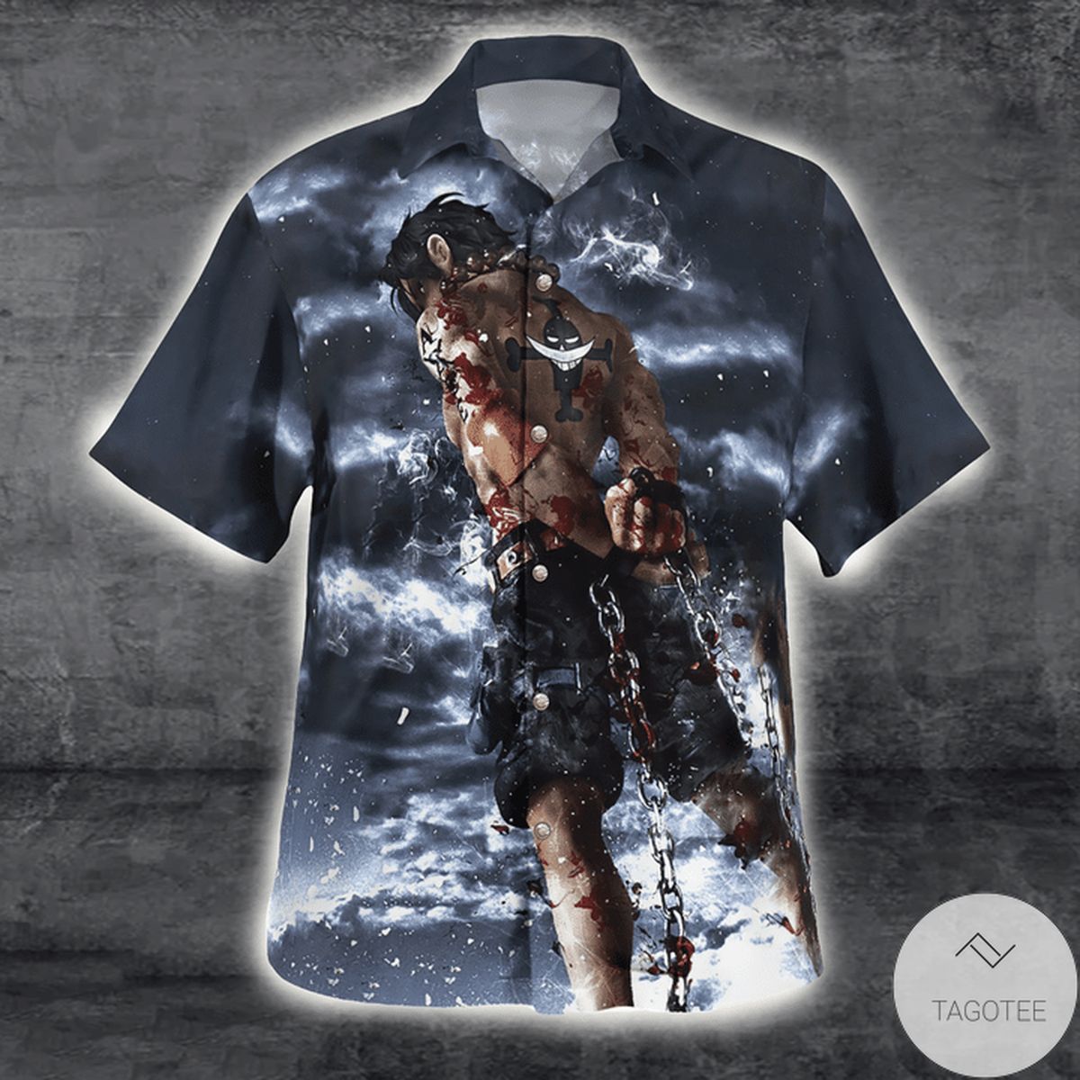 Portgas D. Ace One Piece Hawaiian Shirt Portgas D. Ace One Piece Hawaiian Shirt