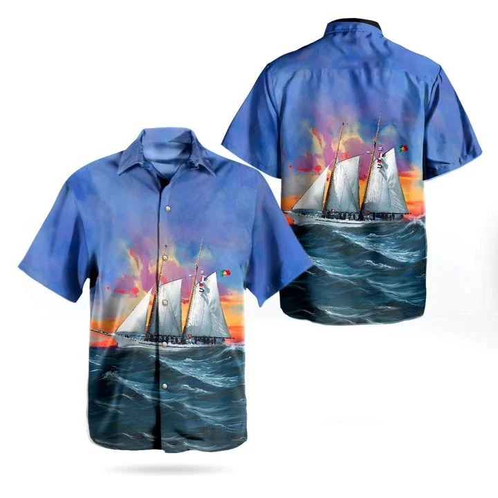 Portuguese Navy Marinha Portuguesa Nrp Polar Hawaiian Shirt Portuguese Navy Marinha Portuguesa Nrp Polar Hawaiian Shirt