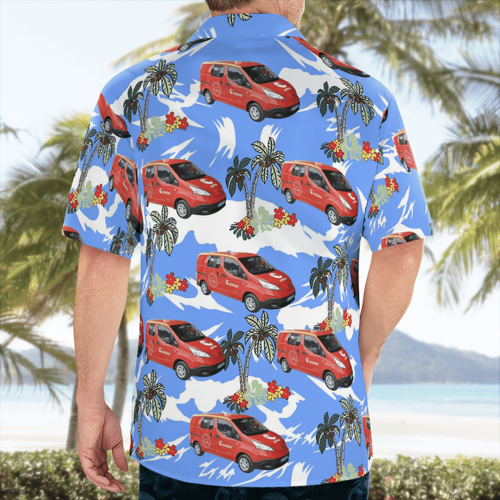Posten Norge Van Hawaiian Shirt Posten Norge Van Hawaiian Shirt