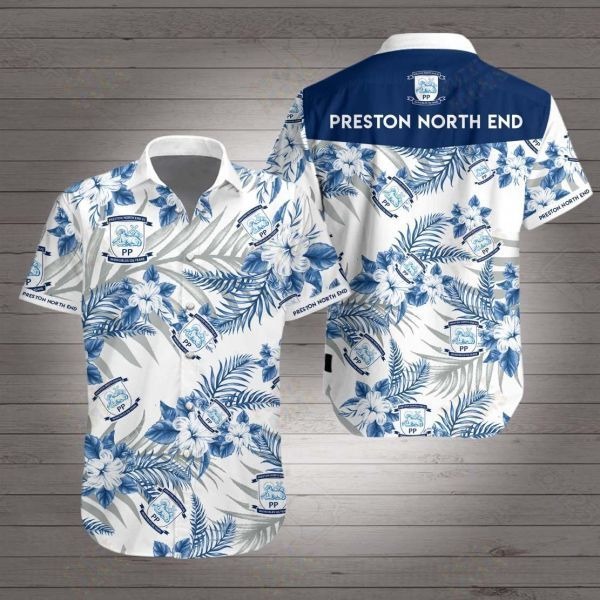 Preston North End Hawaiian Shirt Preston North End Hawaiian Shirt
