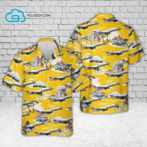 Psa Airlines Bombardier Crj700 Full Print Hawaiian Shirt