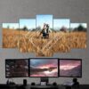 Pubg Move - Gaming 5 Panel Canvas Art Wall Decor