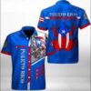 Puerto Rico Frog Hawaiian Shirt Summer Button Up