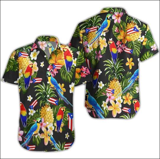 Puerto Rico Hawaiian Shirt Summer Button Up Puerto Rico Hawaiian Shirt Summer Button Up