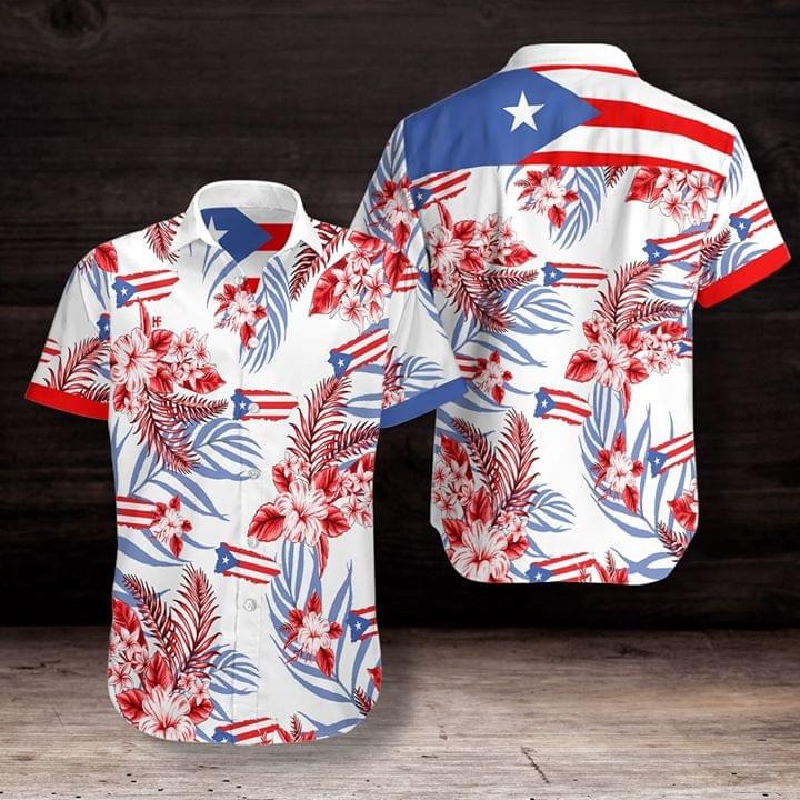 Puerto Rico Tropical Hawaiian Shirt Puerto Rico Tropical Hawaiian Shirt