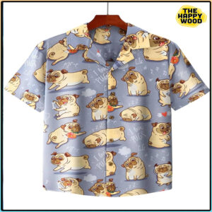 Pugs Cute Hawaiian Shirt