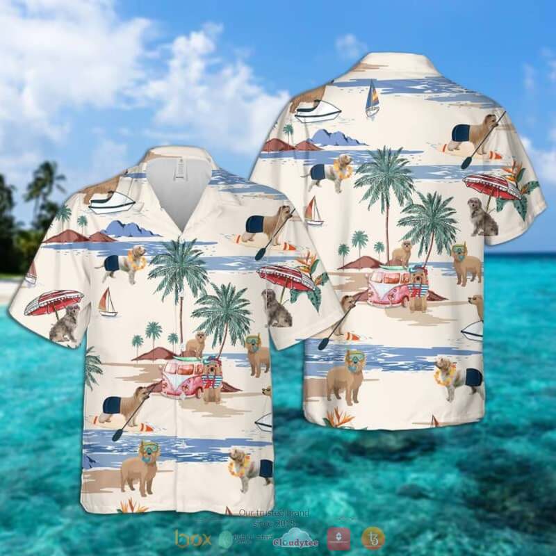 Pyrenean Shepherd Summer Beach Hawaiian Shirt Pyrenean Shepherd Summer Beach Hawaiian Shirt
