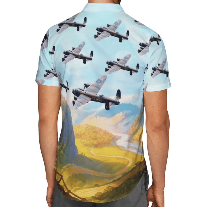 Raf Avro Lancaster B1 Hawaiian Shirt Raf Avro Lancaster B1 Hawaiian Shirt