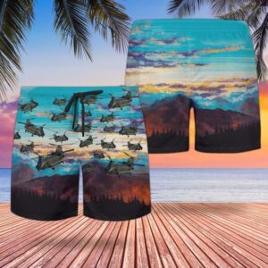 Raf Boeing Chinook Hc.Mk6 Hawaiian Shirt