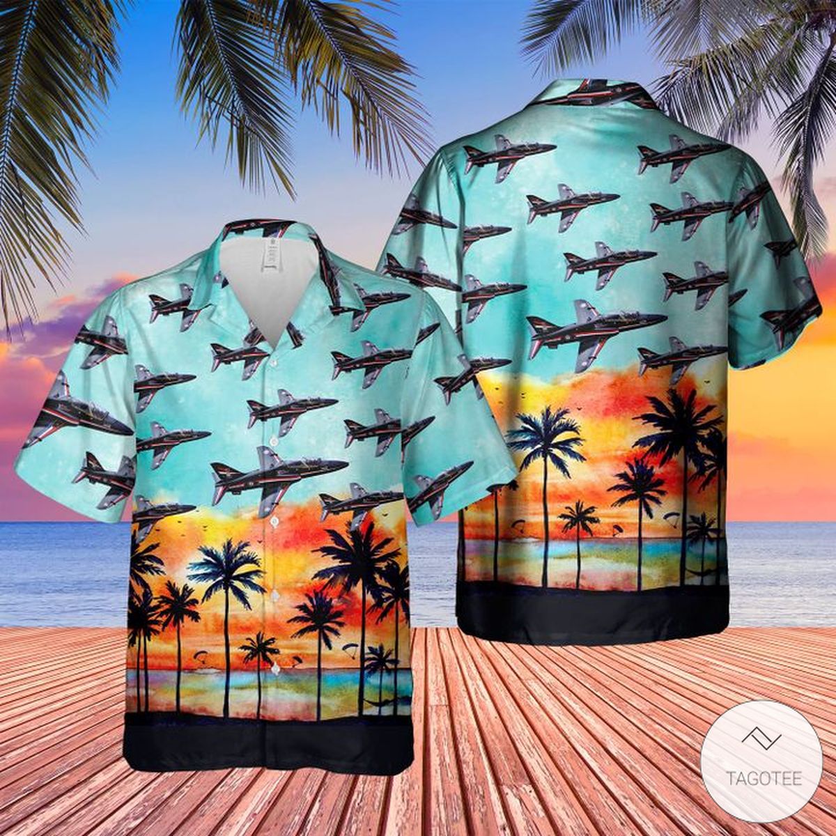 Raf British Aerospace Hawk T1 Hawaiian Shirt Raf British Aerospace Hawk T1 Hawaiian Shirt