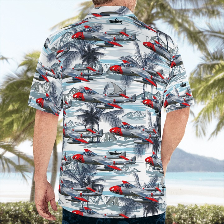 Raf De Havilland Vampire Hawaiian Shirt Raf De Havilland Vampire Hawaiian Shirt