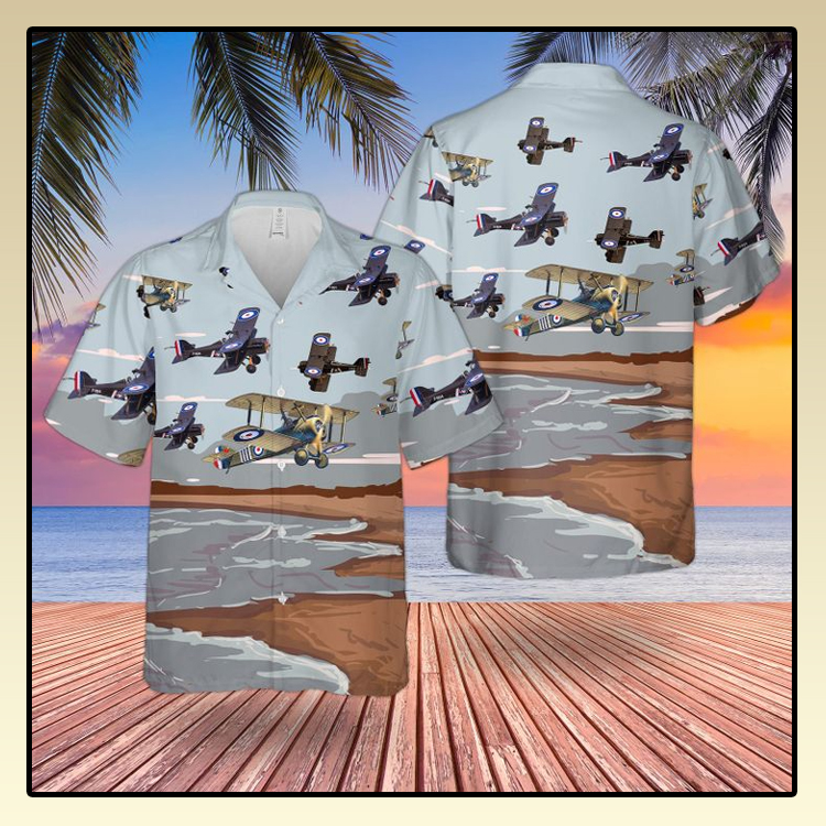 Raf Historical Royal Aircraft Factory Se5 Ww1 Hawaiian Shirt Raf Historical Royal Aircraft Factory Se5 Ww1 Hawaiian Shirt