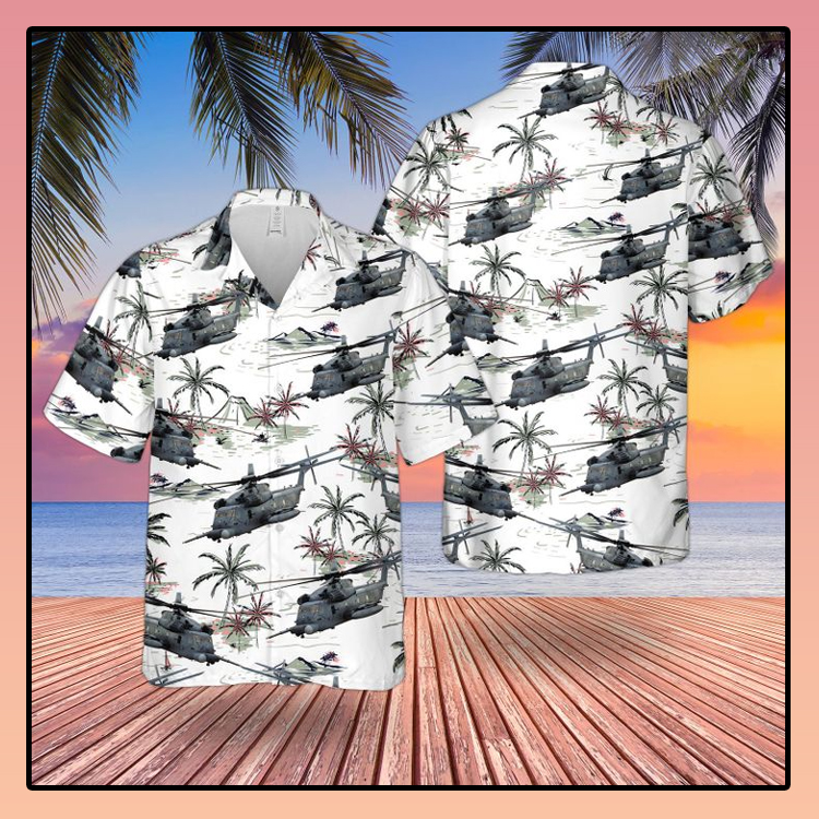 Raf Historical Sikorsky Mh-53M Pave Low Iv Hawaiian Shirt Raf Historical Sikorsky Mh-53M Pave Low Iv Hawaiian Shirt