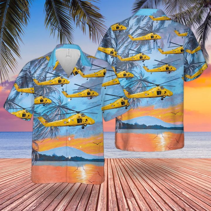 Raf Historical Westland Wessex Search And Rescue Hawaiian Shirt Raf Historical Westland Wessex Search And Rescue Hawaiian Shirt