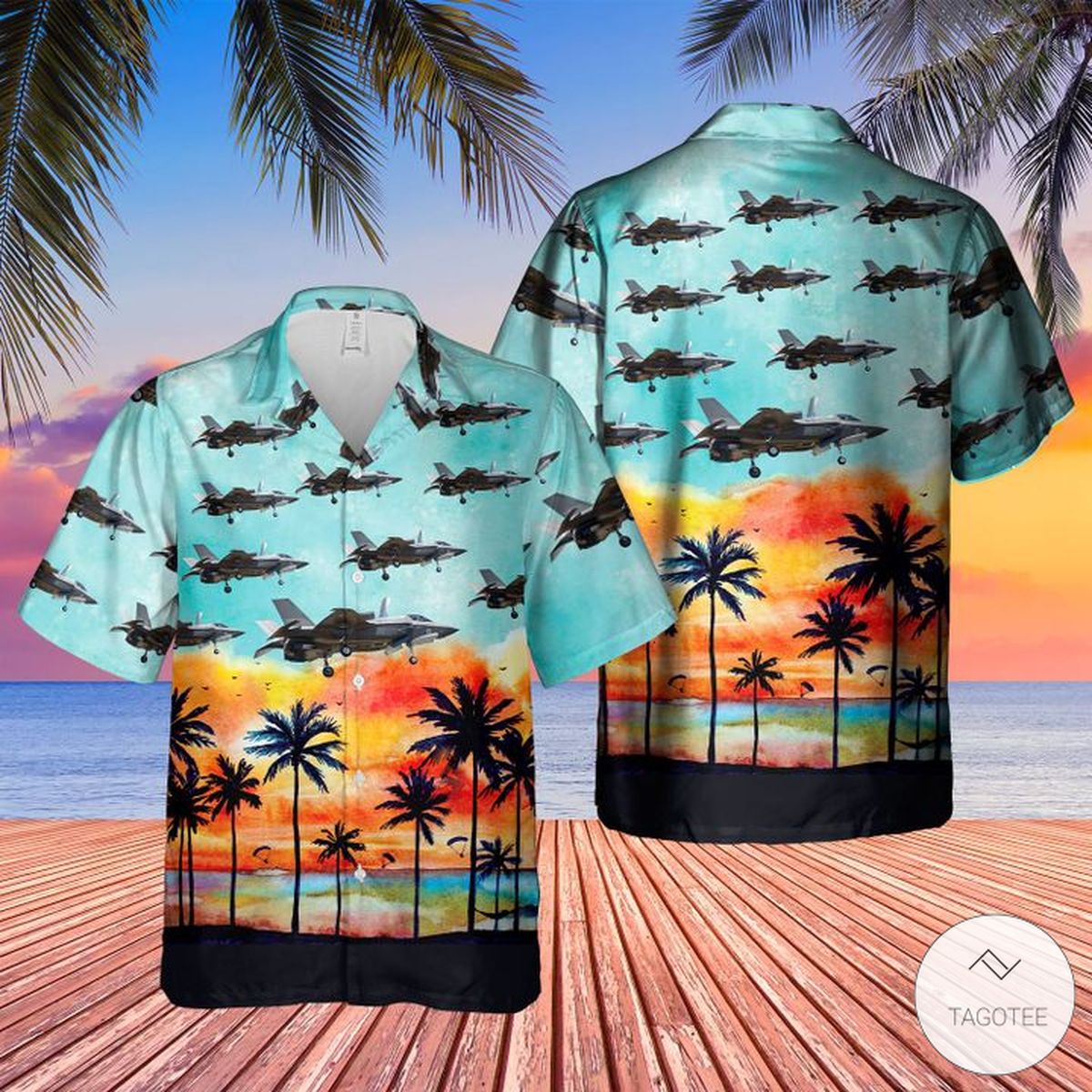 Raf Lockheed Martin F-35B Lightning Ii Hawaiian Shirt Raf Lockheed Martin F-35B Lightning Ii Hawaiian Shirt