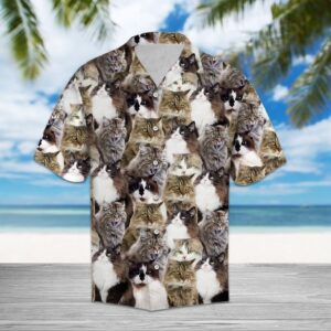 Ragamuffin Hawaiian Shirt Summer Button Up