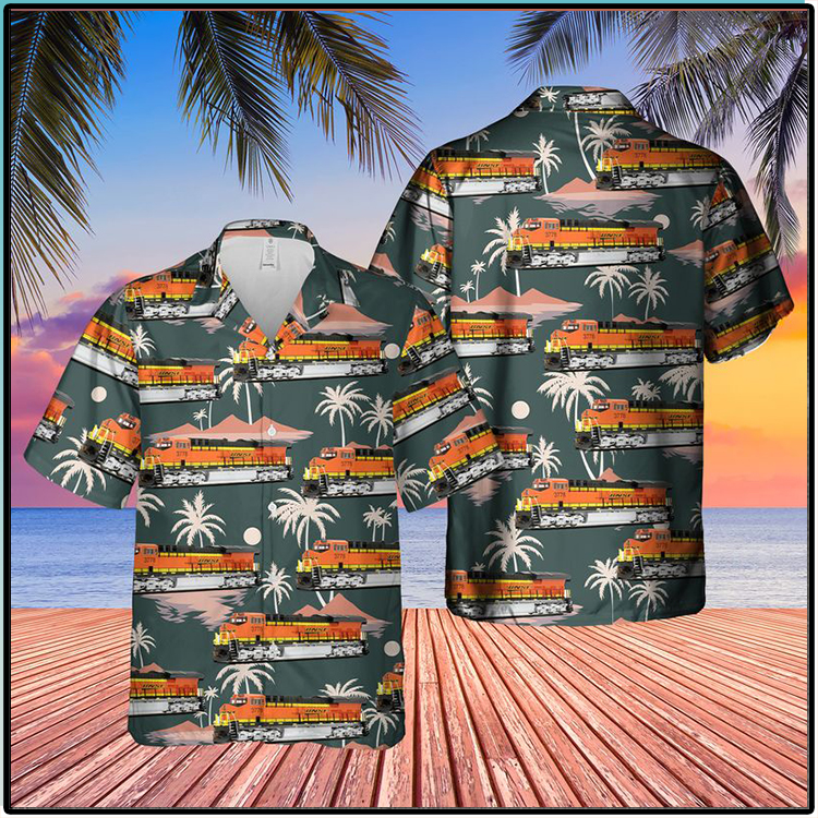 Railway Ge Tier 4 Locomotive Hawaiian Shirt Railway Ge Tier 4 Locomotive Hawaiian Shirt