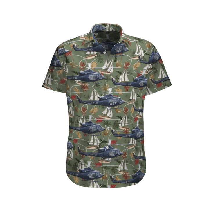 Rcaf Bell 412Cf Hawaiian Shirt Rcaf Bell 412Cf Hawaiian Shirt