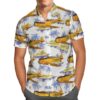 Rcaf Historical Aircraft North American Harvard Hawaiian Shirt